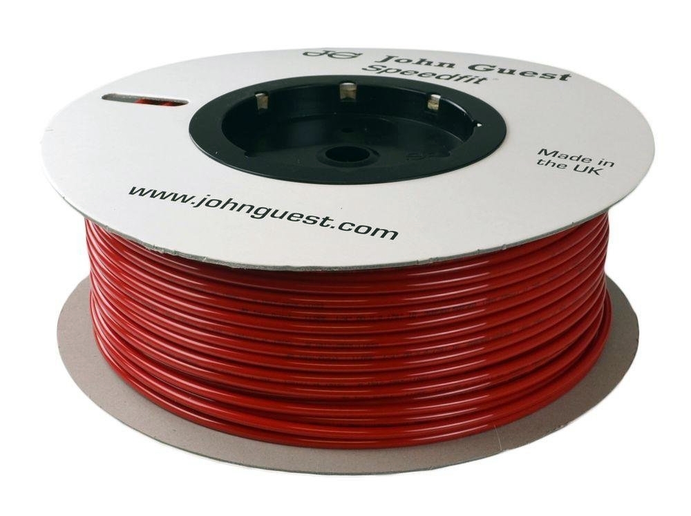 (image for) John Guest PT6RD 3/8" Polyethylene Tubing 100' Red